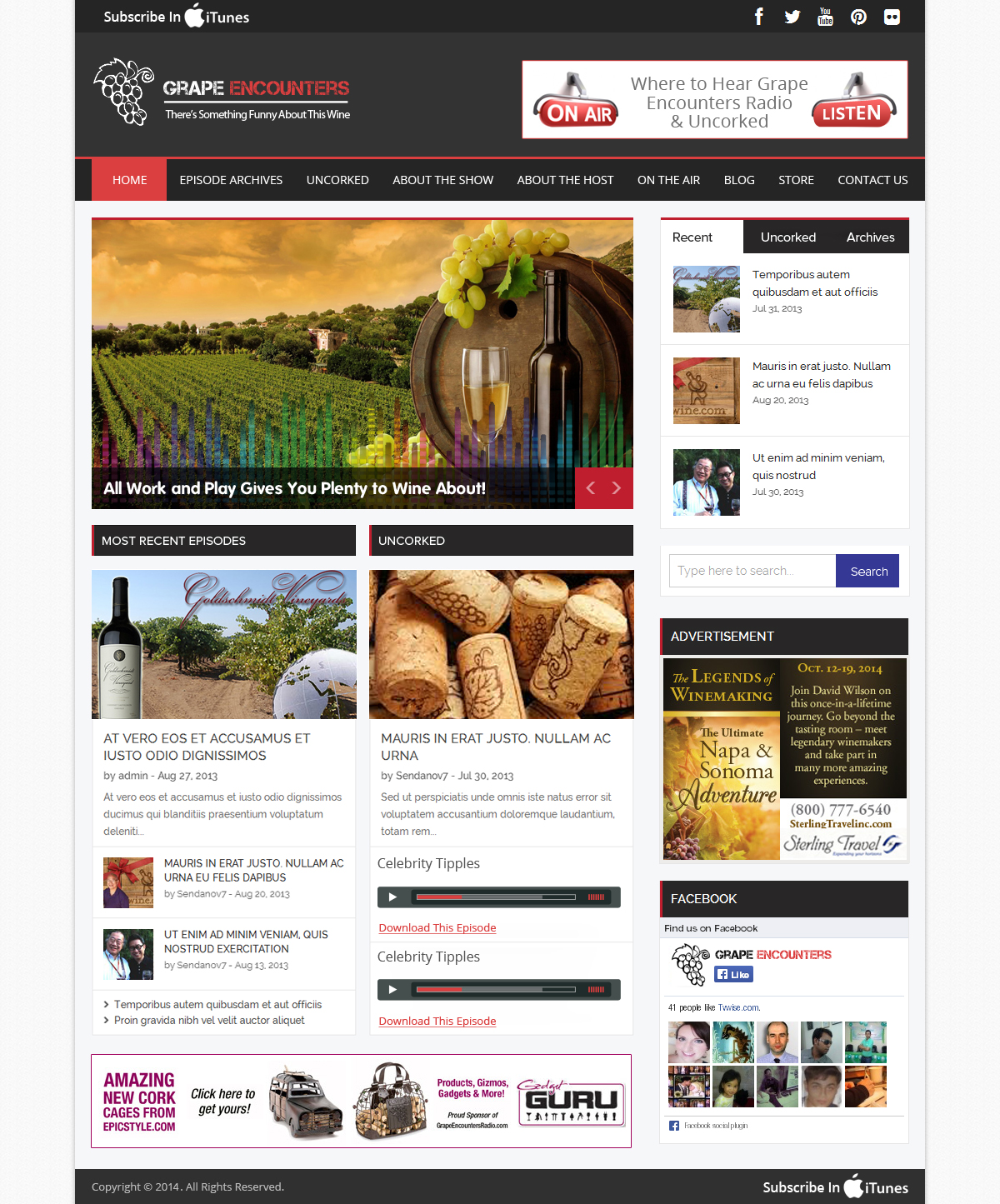 Wordpress Design by OM for this project | Design #3896757