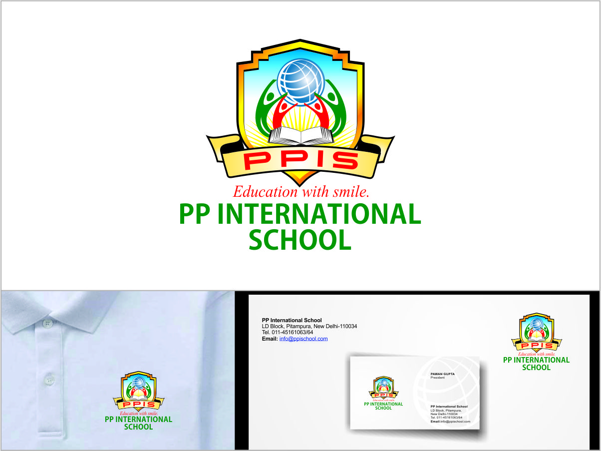 Logo Design by HAIM Anand for PP INTERNATIONAL SCHOOL | Design #3891991