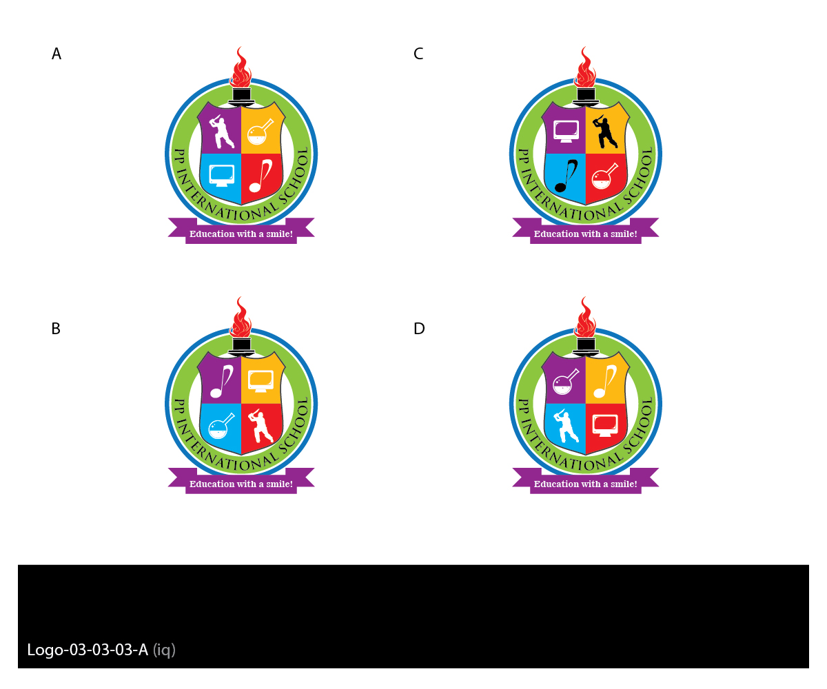 Logo Design by  Esolbiz for PP INTERNATIONAL SCHOOL | Design: #3894849