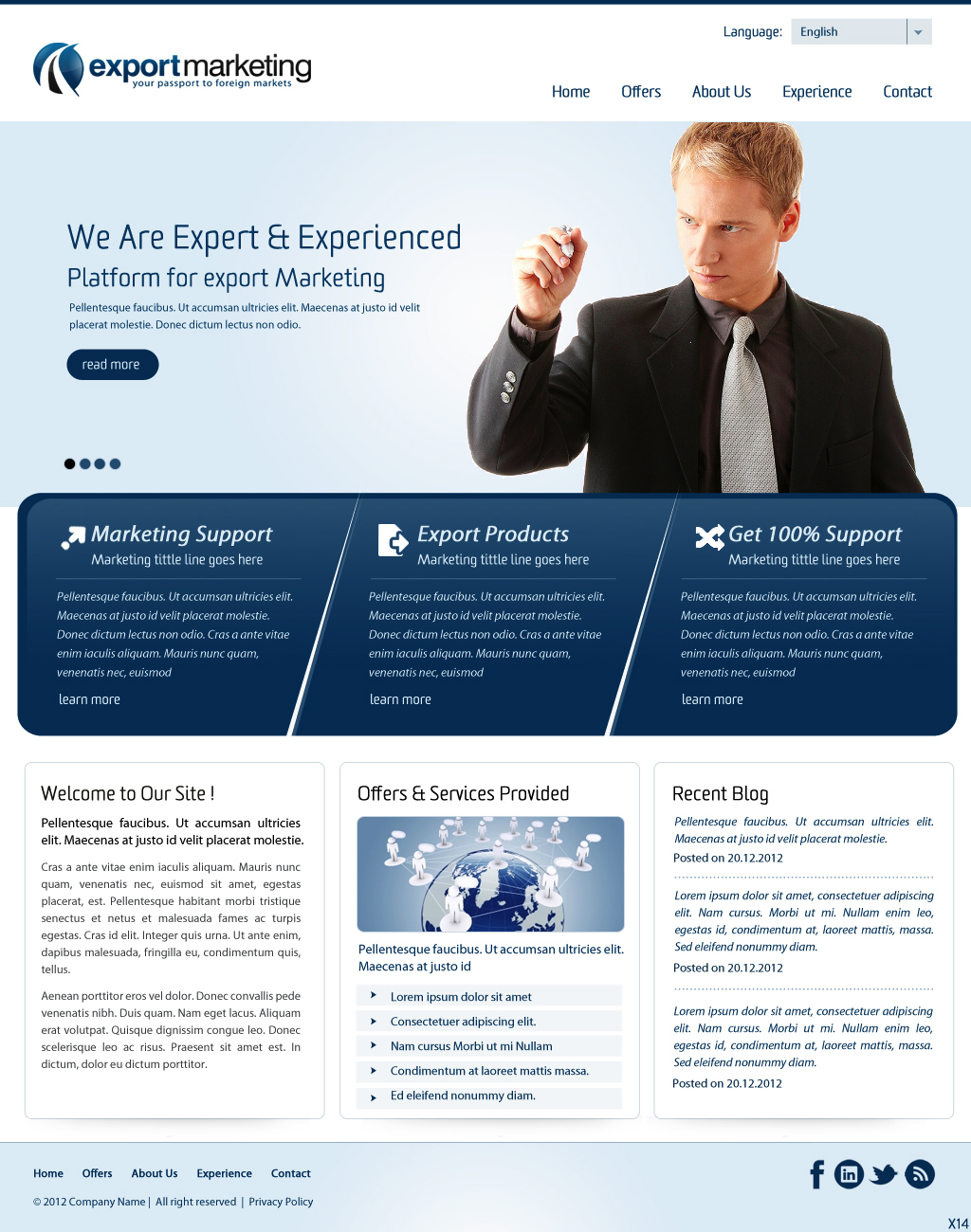 Web Design by pb for PASZPORT DO EKSPORTU Sp. z o.o., ul. Trebacka 4, 00-074 Warszawa NIP:5252465296 | Design #1034718