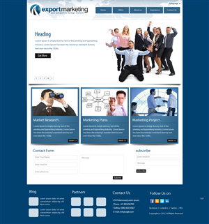 Web Design by pb for PASZPORT DO EKSPORTU Sp. z o.o., ul. Trebacka 4, 00-074 Warszawa NIP:5252465296 | Design: #1045238