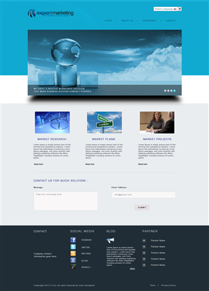 Web Design by Harpreet Singh for PASZPORT DO EKSPORTU Sp. z o.o., ul. Trebacka 4, 00-074 Warszawa NIP:5252465296 | Design: #1062607