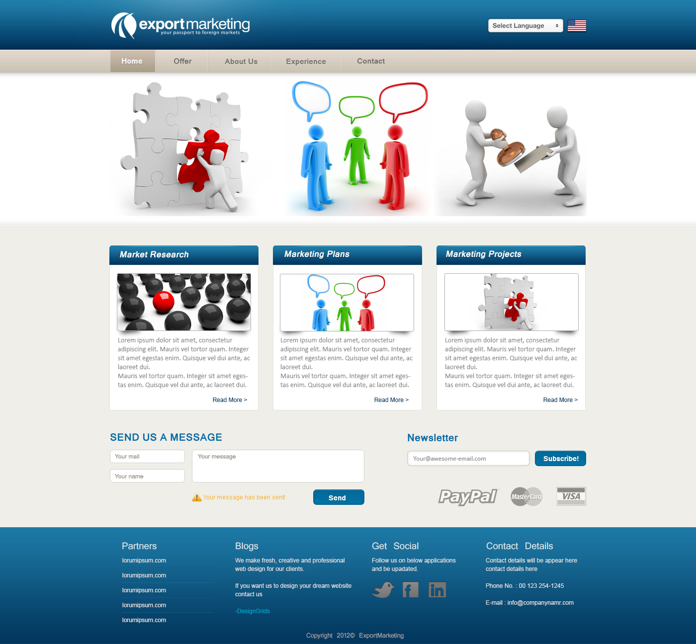 Web Design by DezGrids for PASZPORT DO EKSPORTU Sp. z o.o., ul. Trebacka 4, 00-074 Warszawa NIP:5252465296 | Design #1053015