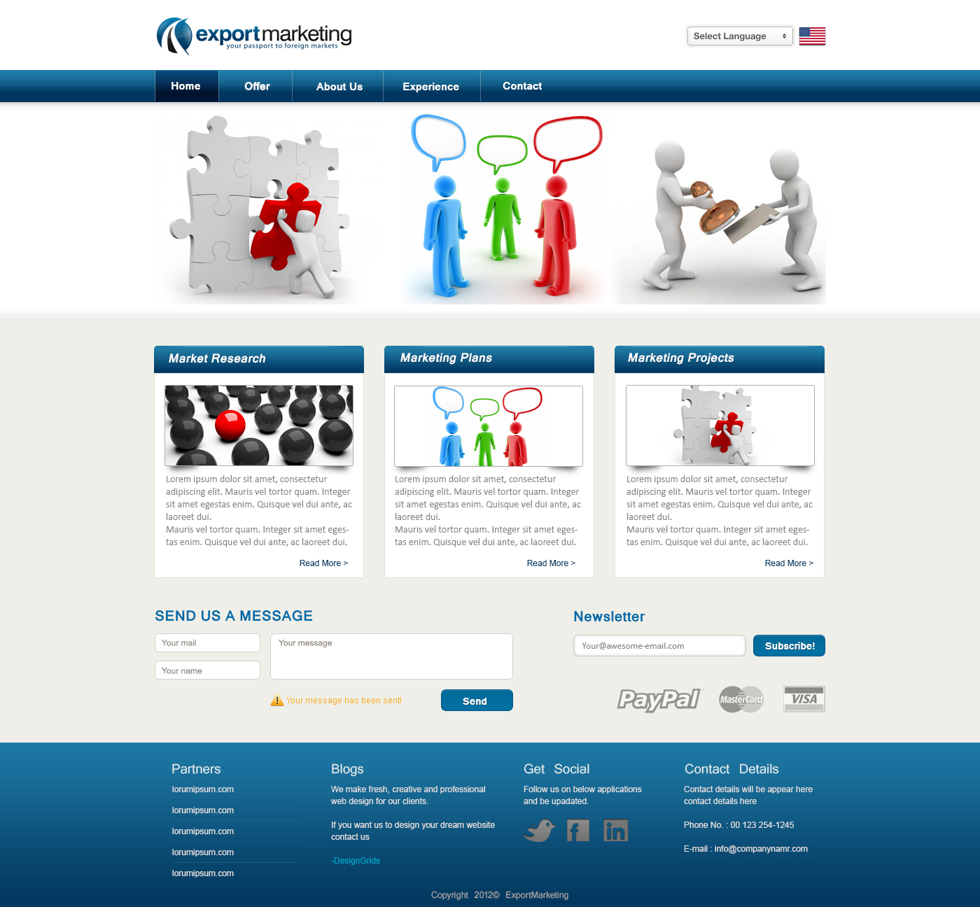 Web Design by DezGrids for PASZPORT DO EKSPORTU Sp. z o.o., ul. Trebacka 4, 00-074 Warszawa NIP:5252465296 | Design #1054198