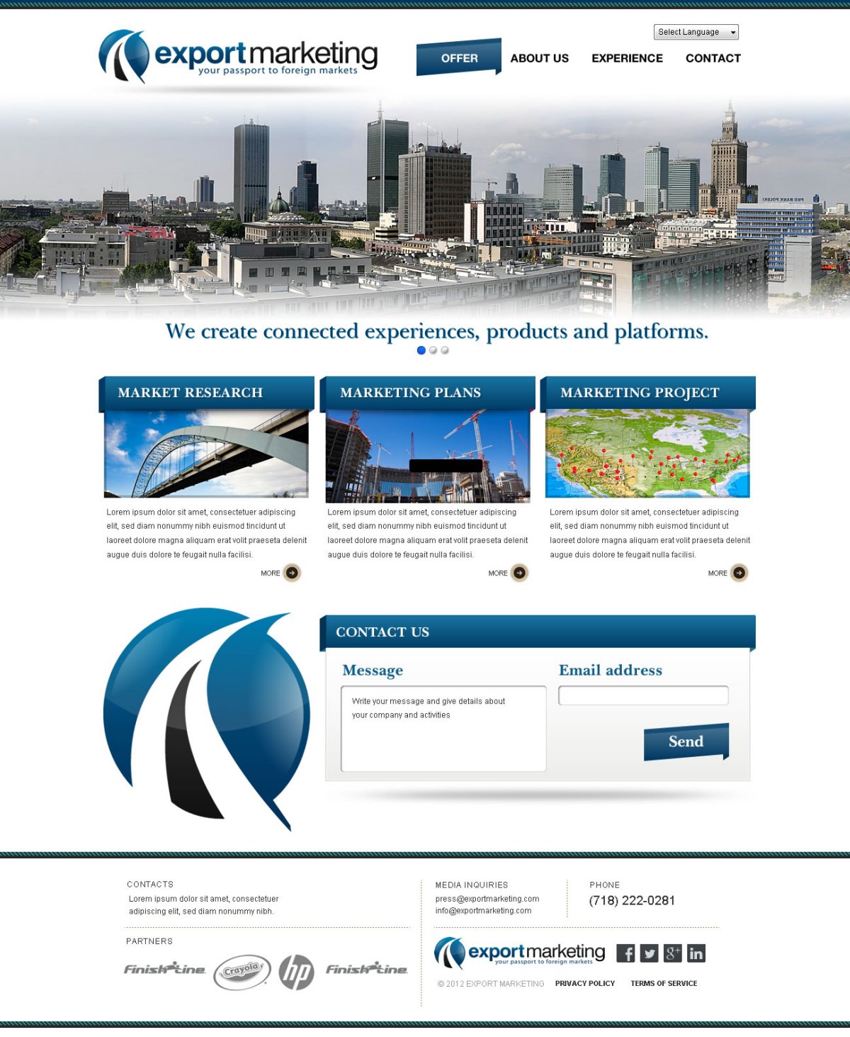 Web Design by TechWise for PASZPORT DO EKSPORTU Sp. z o.o., ul. Trebacka 4, 00-074 Warszawa NIP:5252465296 | Design #1060293