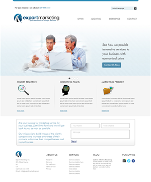 Web Design by Sam for PASZPORT DO EKSPORTU Sp. z o.o., ul. Trebacka 4, 00-074 Warszawa NIP:5252465296 | Design: #1058150