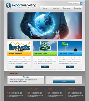 Web Design by Farnoosh M for PASZPORT DO EKSPORTU Sp. z o.o., ul. Trebacka 4, 00-074 Warszawa NIP:5252465296 | Design: #1065639