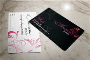 Beauty Salon Business/Appointment Card Design | Diseño de Tarjeta de Presentación por MT