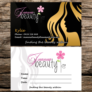 Beauty Salon Business/Appointment Card Design | Business Card Design by Sandaruwan