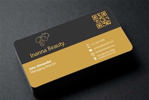 Business Card Design by AwsomeD for Inanna Beauty | Design: #3847476