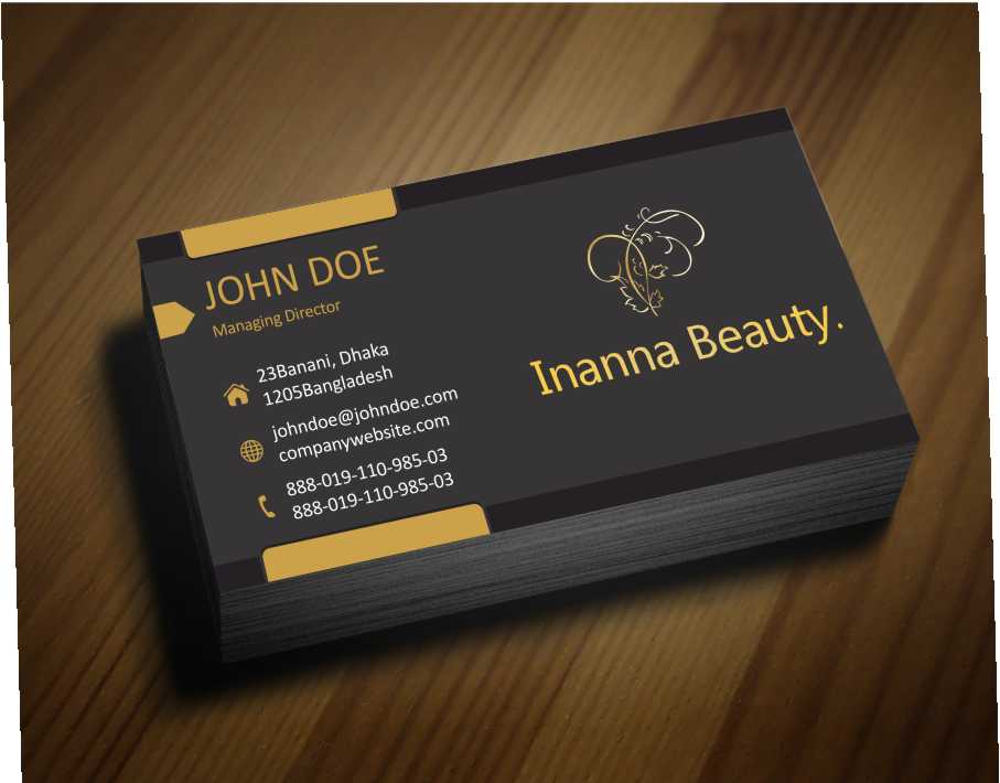 Business Card Design by AwsomeD for Inanna Beauty | Design #3847480
