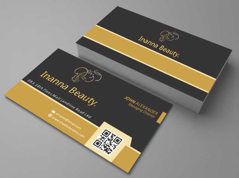 Business Card Design by AwsomeD for Inanna Beauty | Design #3847482