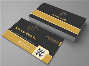 Business Card Design by AwsomeD for Inanna Beauty | Design: #3847482