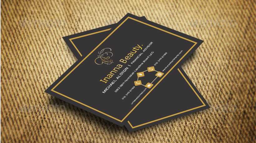 Business Card Design by AwsomeD for Inanna Beauty | Design #3847484