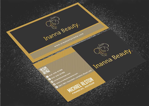 Business Card Design by AwsomeD for Inanna Beauty | Design: #3847487