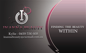 Diseño de Tarjeta de Presentación por Prechezy para Inanna Beauty | Diseño #3839523