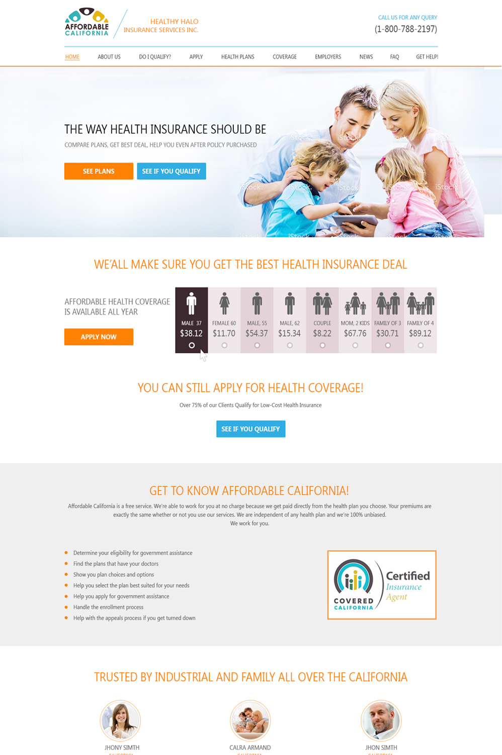 Web-Design von ATOM IT SERVICES für Affordable California | Design #4289593