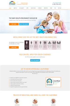 Web Design par ATOM IT SERVICES pour Affordable California | Design #4289593