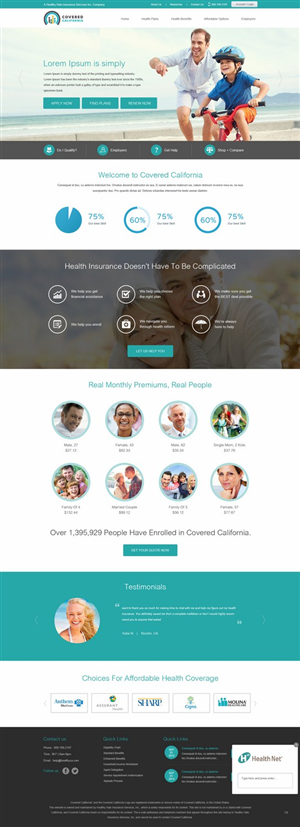 Web Design par pb pour Affordable California | Design : #4409700