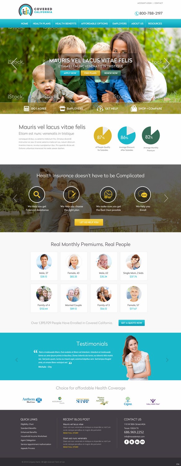 Web Design by pb for Affordable California | Design #4409704