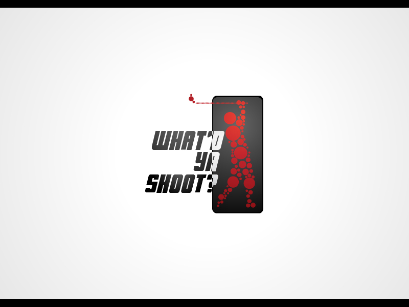 Logo Design by Texas Designs Studio for "What'd Ya Shoot?" | Design #1023216