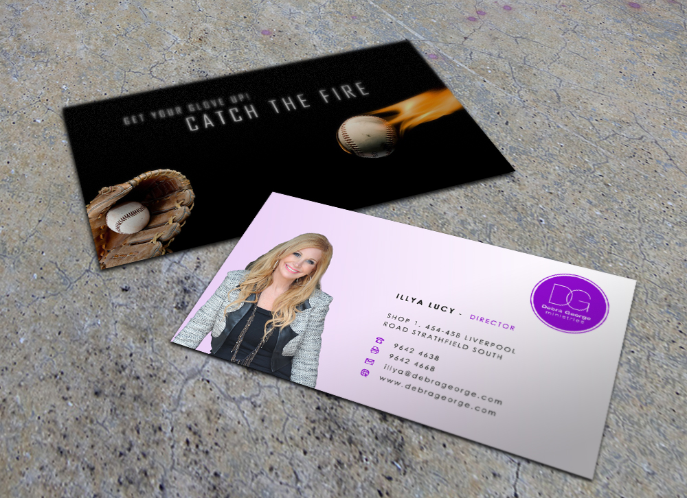 Business Card Design by Eggo May P for Debra George Ministries | Design #3840417