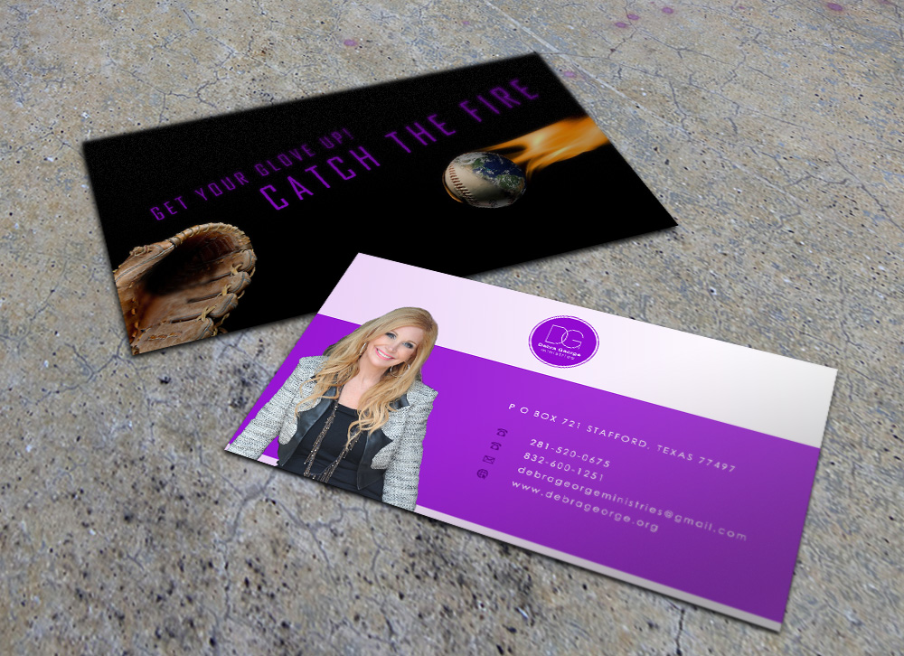 Business Card Design by Eggo May P for Debra George Ministries | Design #3850337