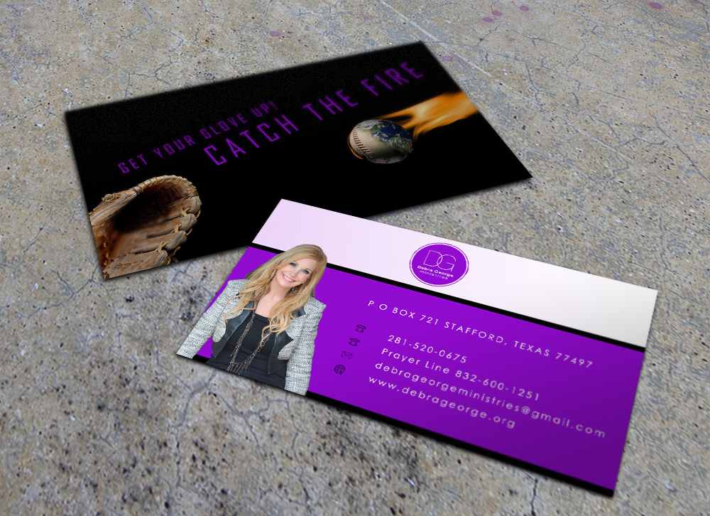 Visitenkarten-Design von Eggo May P für Debra George Ministries | Design #3866776