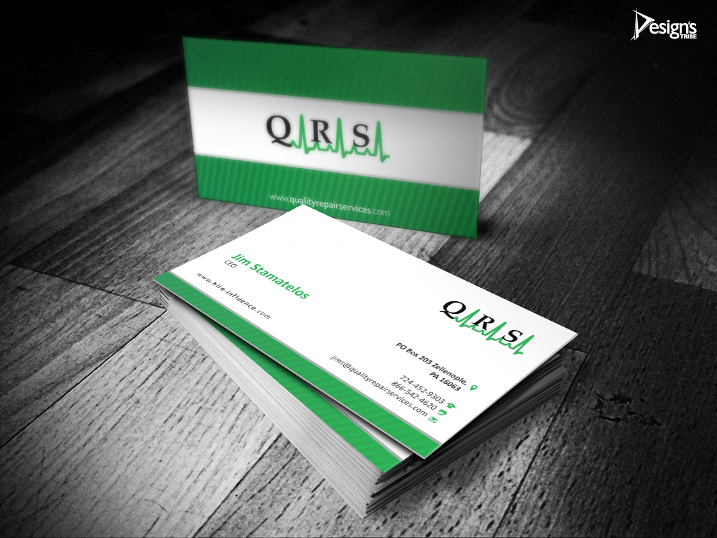 Business Card Design by DesignsTRIBE for Quality Repair Services, LLC | Design #1086418