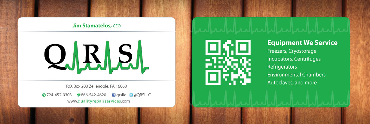 Business Card Design by Sbss for Quality Repair Services, LLC | Design #1086490