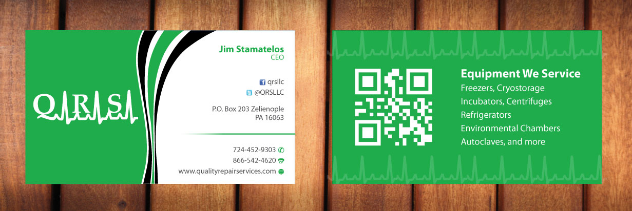 Business Card Design by Sbss for Quality Repair Services, LLC | Design #1086511