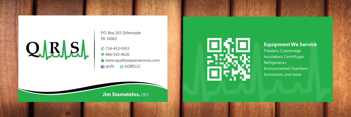 Business Card Design by Sbss for Quality Repair Services, LLC | Design #1086515