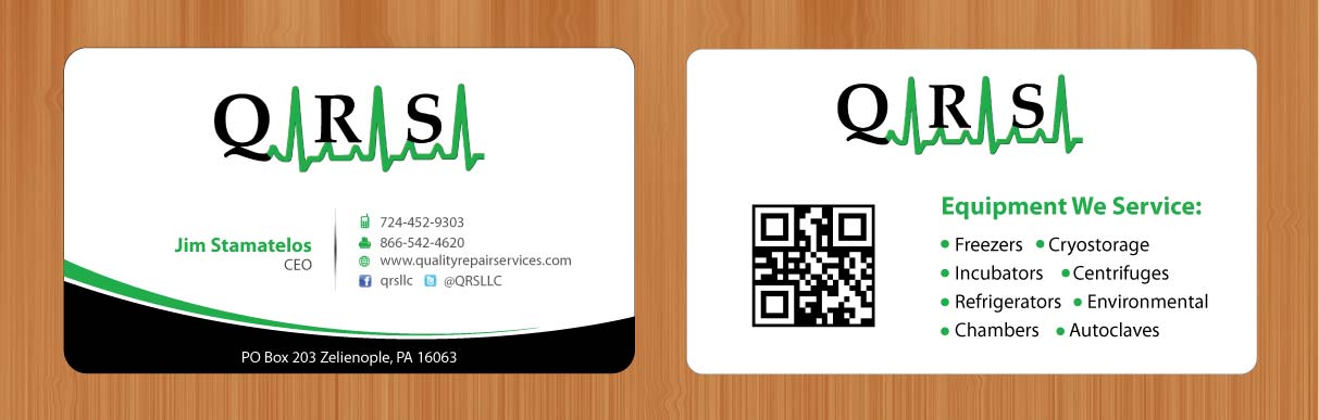 Business Card Design by Sbss for Quality Repair Services, LLC | Design #1086659