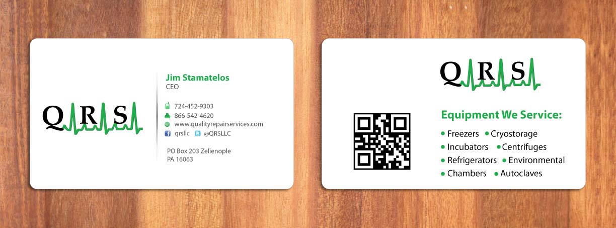 Diseño de Tarjeta de Presentación por Sbss para Quality Repair Services, LLC | Diseño #1086700
