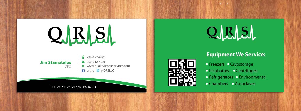 Diseño de Tarjeta de Presentación por Sbss para Quality Repair Services, LLC | Diseño #1086702