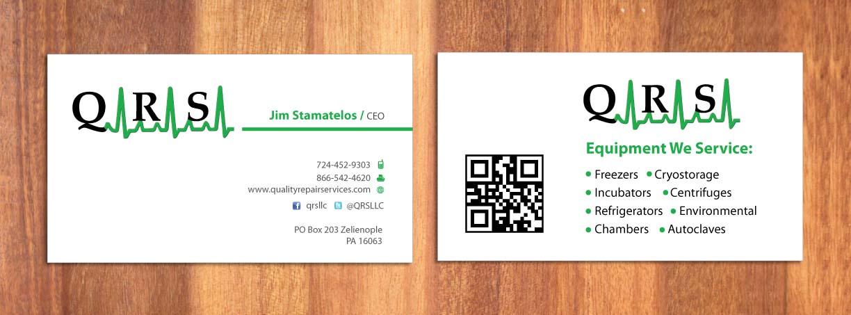 Diseño de Tarjeta de Presentación por Sbss para Quality Repair Services, LLC | Diseño #1086707