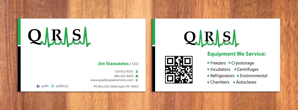 Diseño de Tarjeta de Presentación por Sbss para Quality Repair Services, LLC | Diseño #1086709