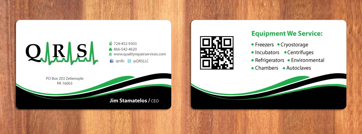 Diseño de Tarjeta de Presentación por Sbss para Quality Repair Services, LLC | Diseño #1086717