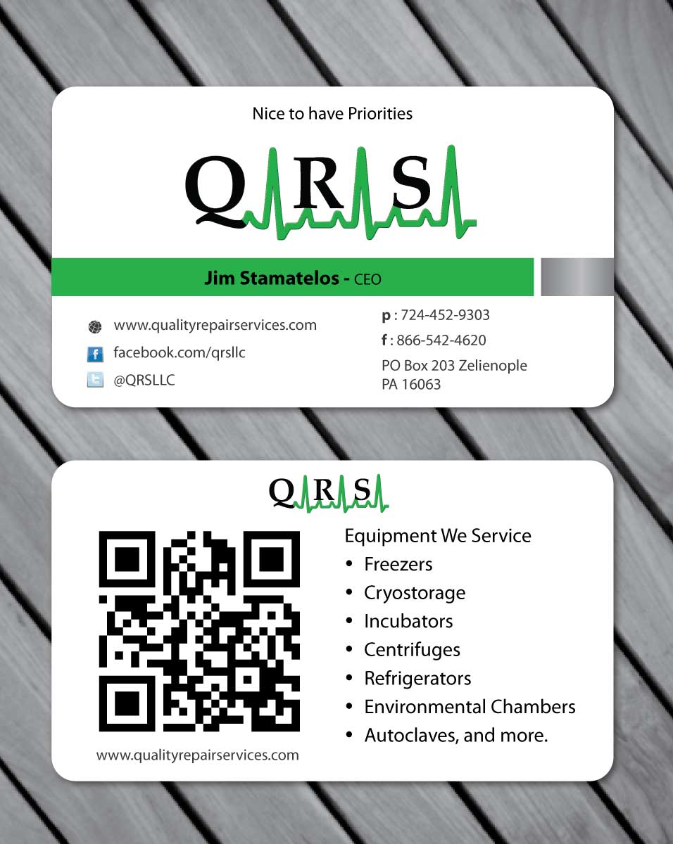 Visitenkarten-Design von Sbss für Quality Repair Services, LLC | Design #1087146