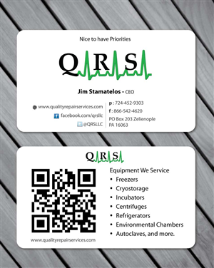 Visitenkarten-Design von Sbss für Quality Repair Services, LLC | Design: #1087147