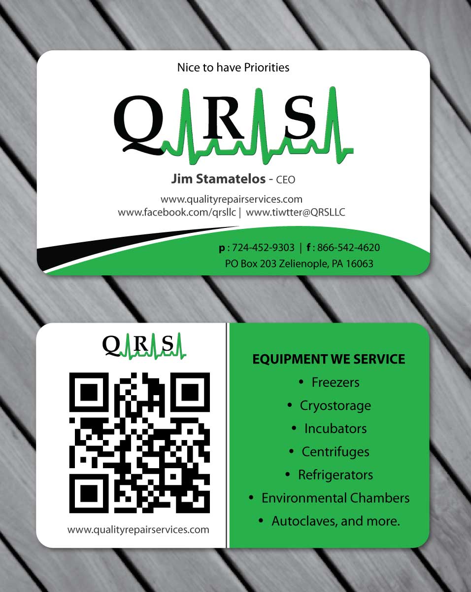 Diseño de Tarjeta de Presentación por Sbss para Quality Repair Services, LLC | Diseño #1087148