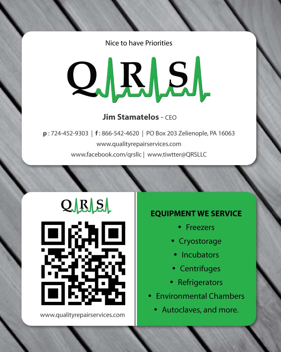 Visitenkarten-Design von Sbss für Quality Repair Services, LLC | Design #1087149
