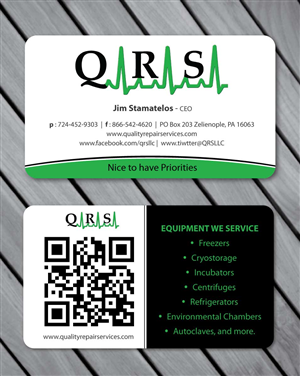 Visitenkarten-Design von Sbss für Quality Repair Services, LLC | Design: #1087150