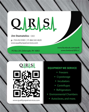 Visitenkarten-Design von Sbss für Quality Repair Services, LLC | Design: #1087151