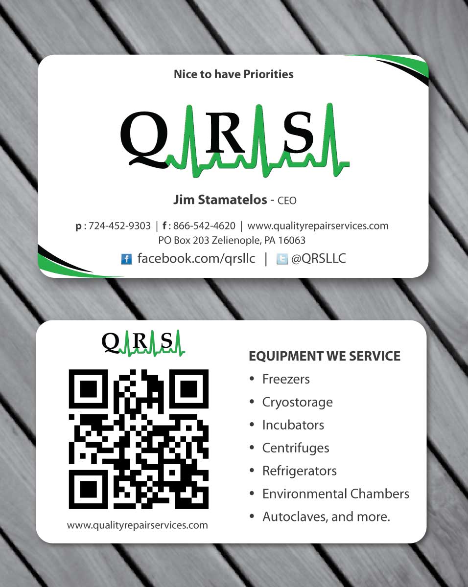 Diseño de Tarjeta de Presentación por Sbss para Quality Repair Services, LLC | Diseño #1087154
