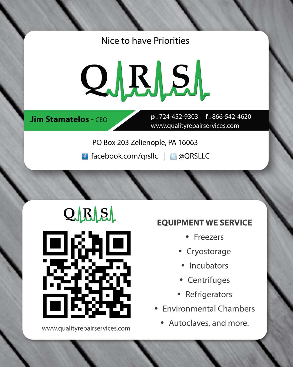 Diseño de Tarjeta de Presentación por Sbss para Quality Repair Services, LLC | Diseño #1087157