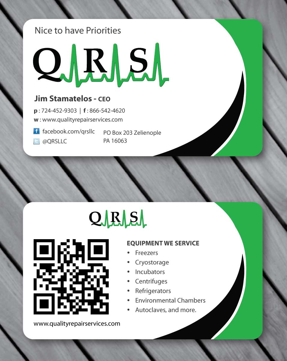 Diseño de Tarjeta de Presentación por Sbss para Quality Repair Services, LLC | Diseño #1087164