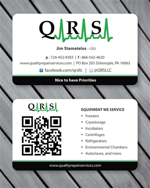 Visitenkarten-Design von Sbss für Quality Repair Services, LLC | Design: #1087165