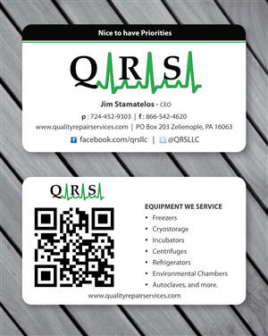 Visitenkarten-Design von Sbss für Quality Repair Services, LLC | Design: #1087166