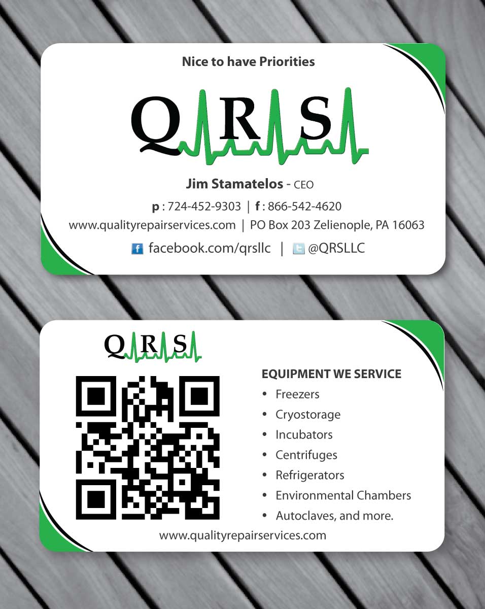 Diseño de Tarjeta de Presentación por Sbss para Quality Repair Services, LLC | Diseño #1087168